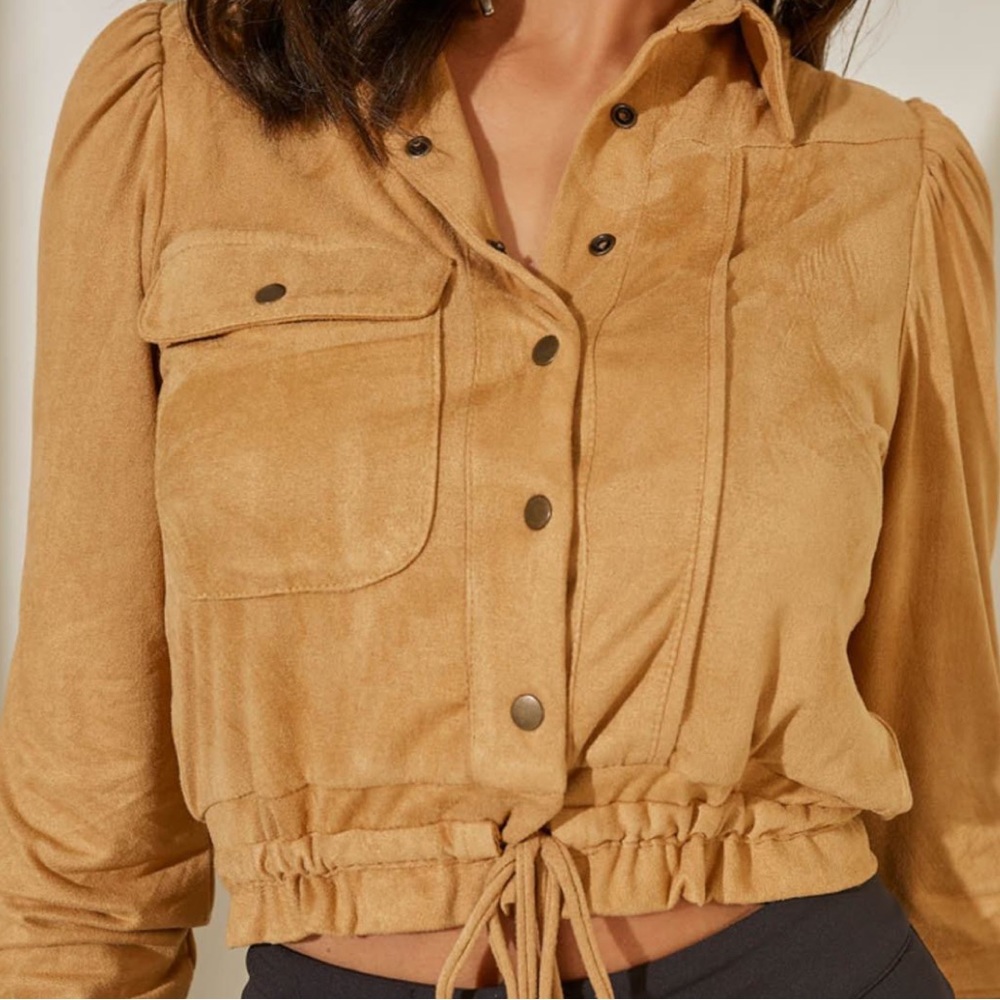 Suede Bomber Jacket - Picture 5 of 6